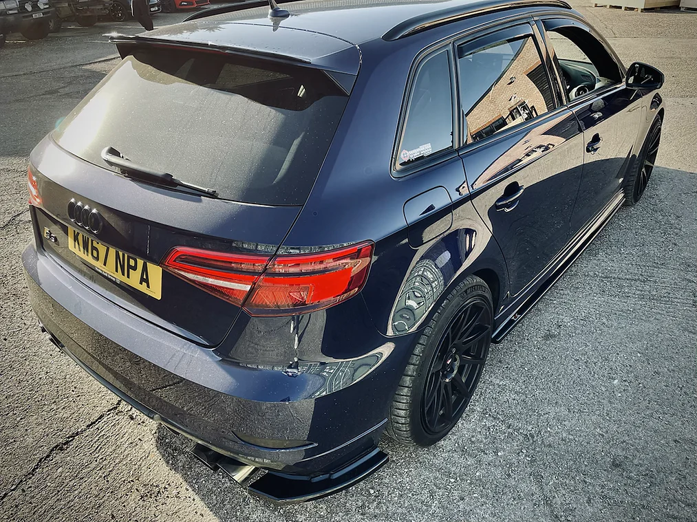 Audi A3 S-Line 8V Facelift Sportback 5 Door - Side Skirt Splitters - Image 5