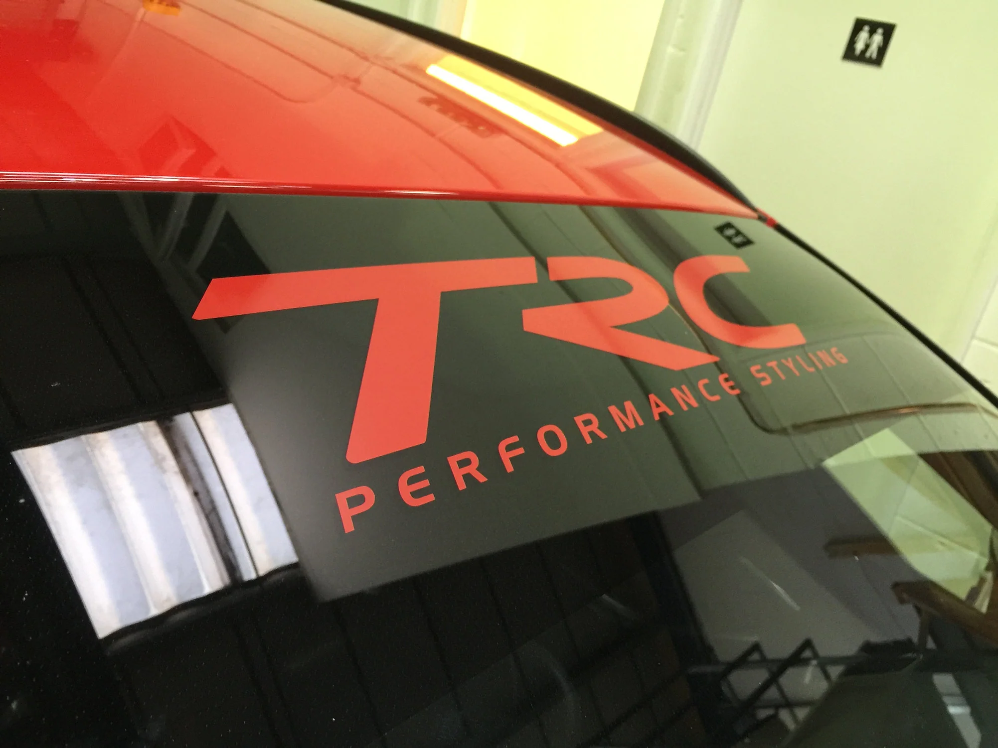 TRC Performance Styling Sun Strip Sized Vinyl - Image 2